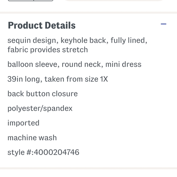 Julia Jordan, Sequen Ballon Dress, 1x - Picture 3 of 4